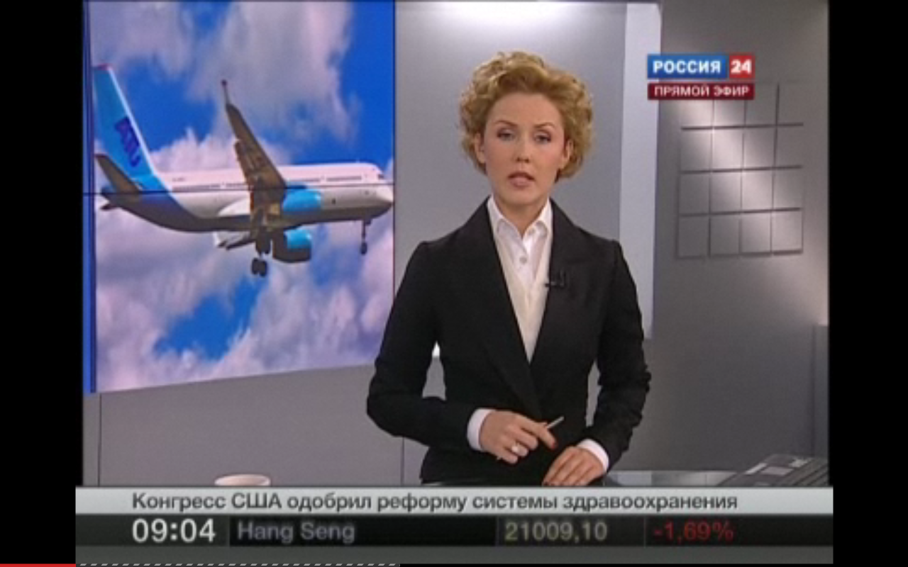prezenterka ruskiej tv