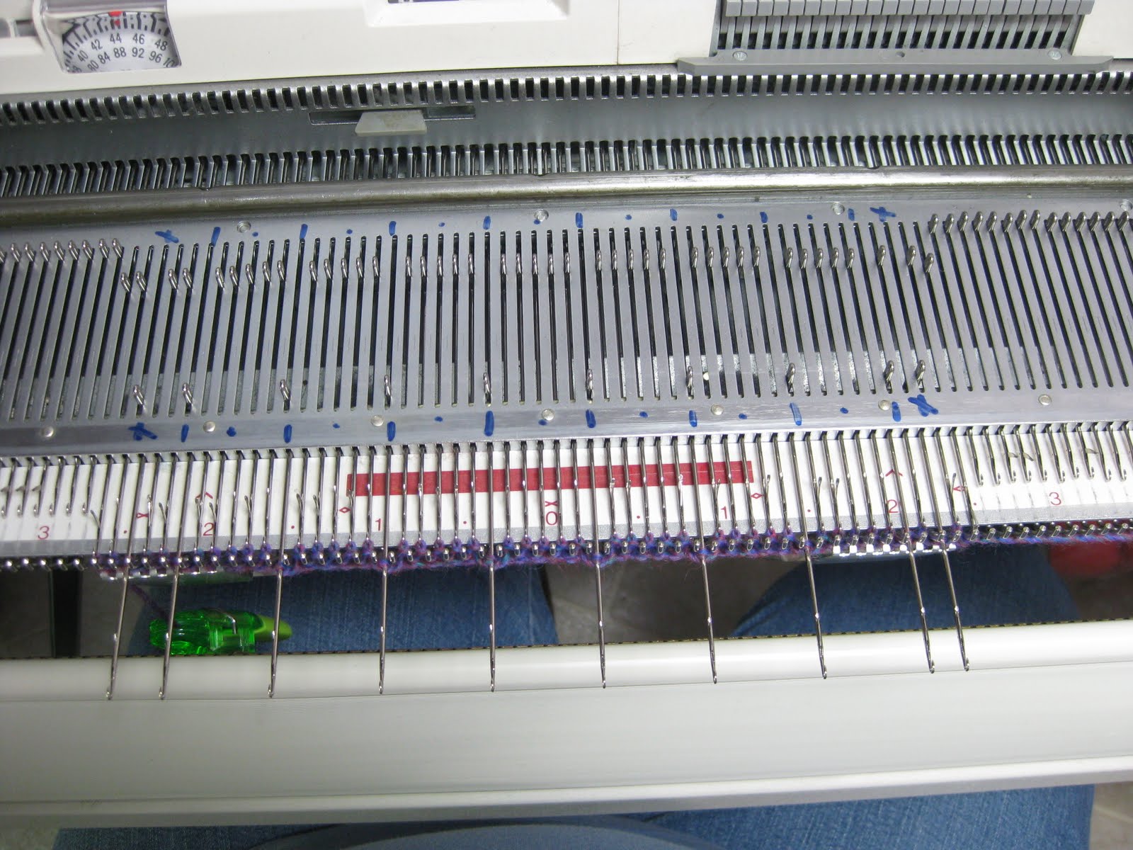 Machine Knitting Fun Machine Knit Tuck Scarf