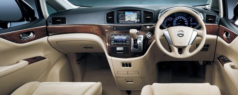 Car Interior 2011 Nissan Elgrand Stylish And Comfortable