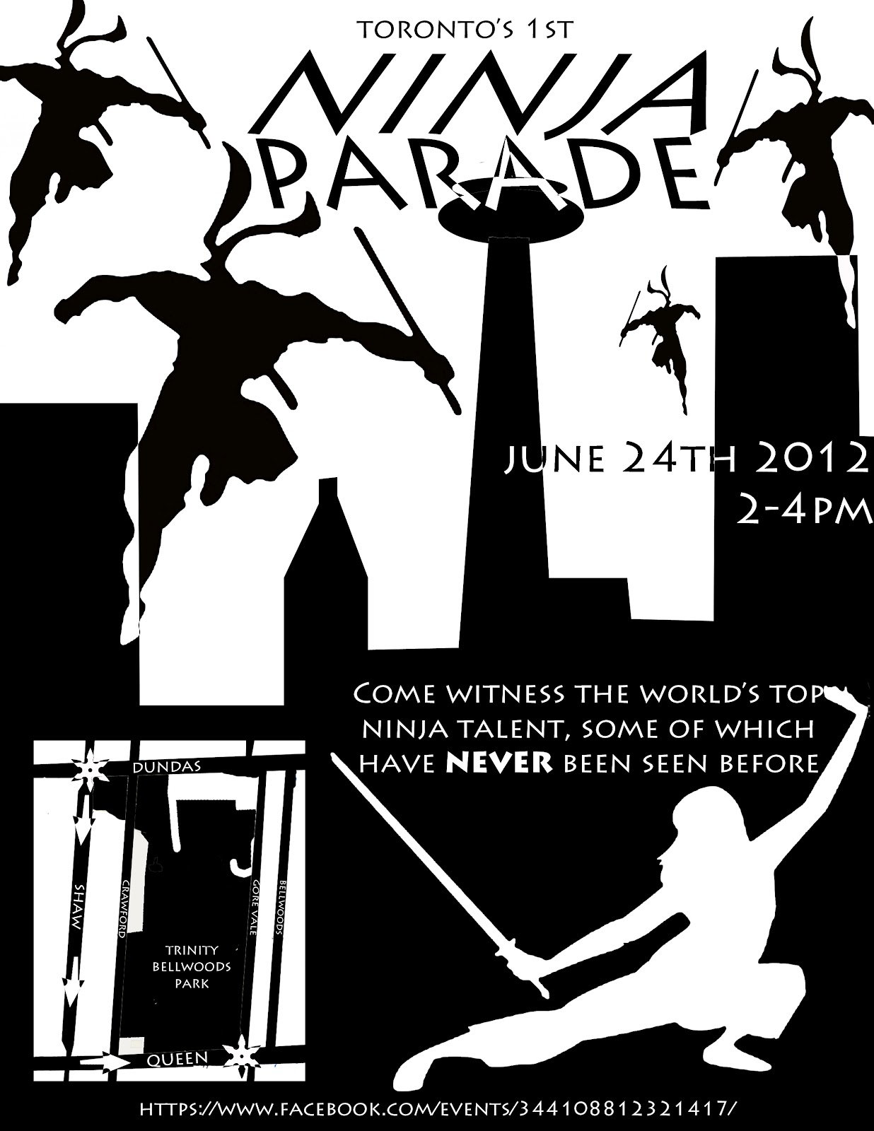 Guiden The Way (event, photography) Toronto's 1st Ninja Parade