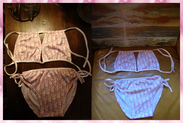 maillot de bain dior monogram