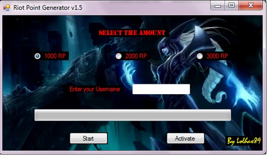 league of legends rp generator download