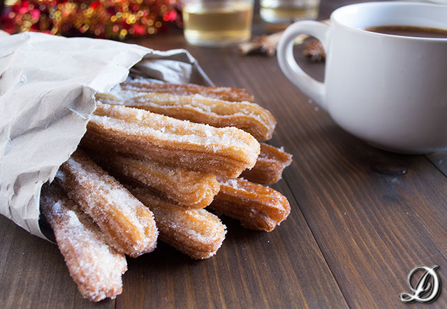 Churros De Speculoos Y Chocolate Caliente Con Castañas Y Coñac
