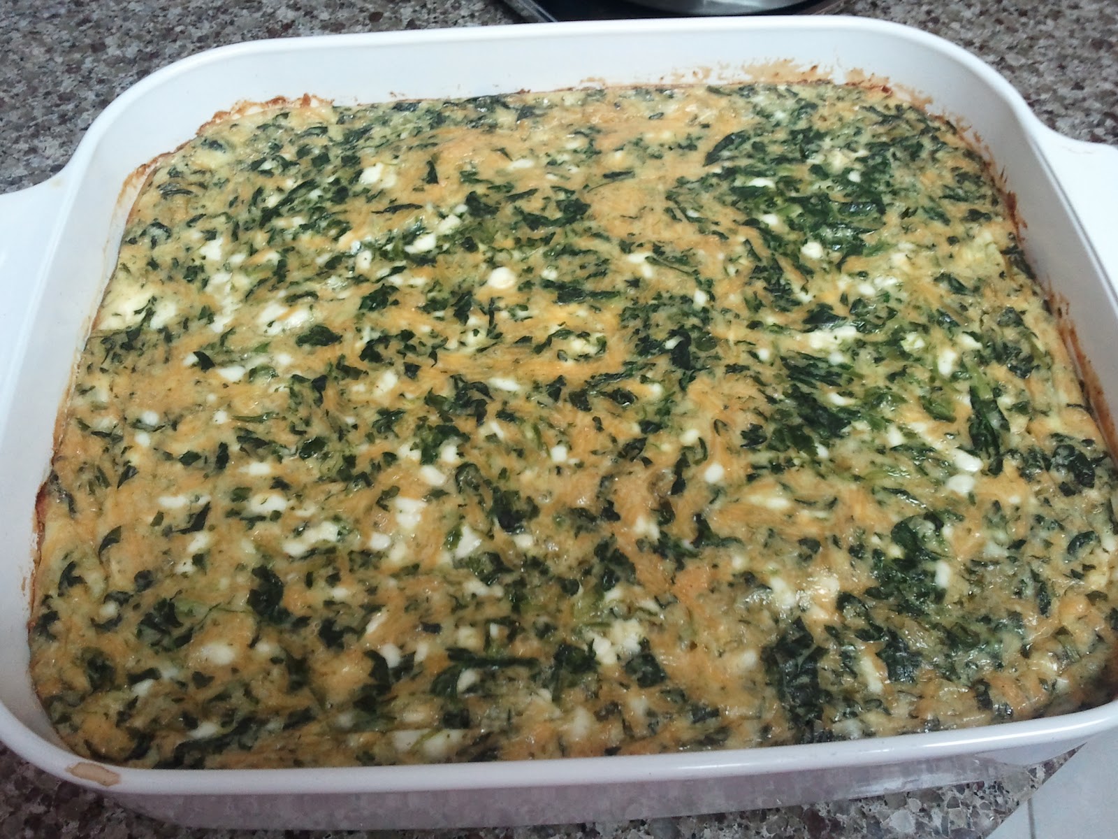 Chez Helene Cookbook Crustless Spinach Cheese Quiche