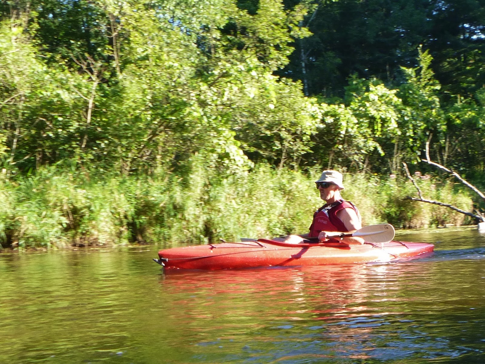 Kayaking Waupaca Area Waters August 2012