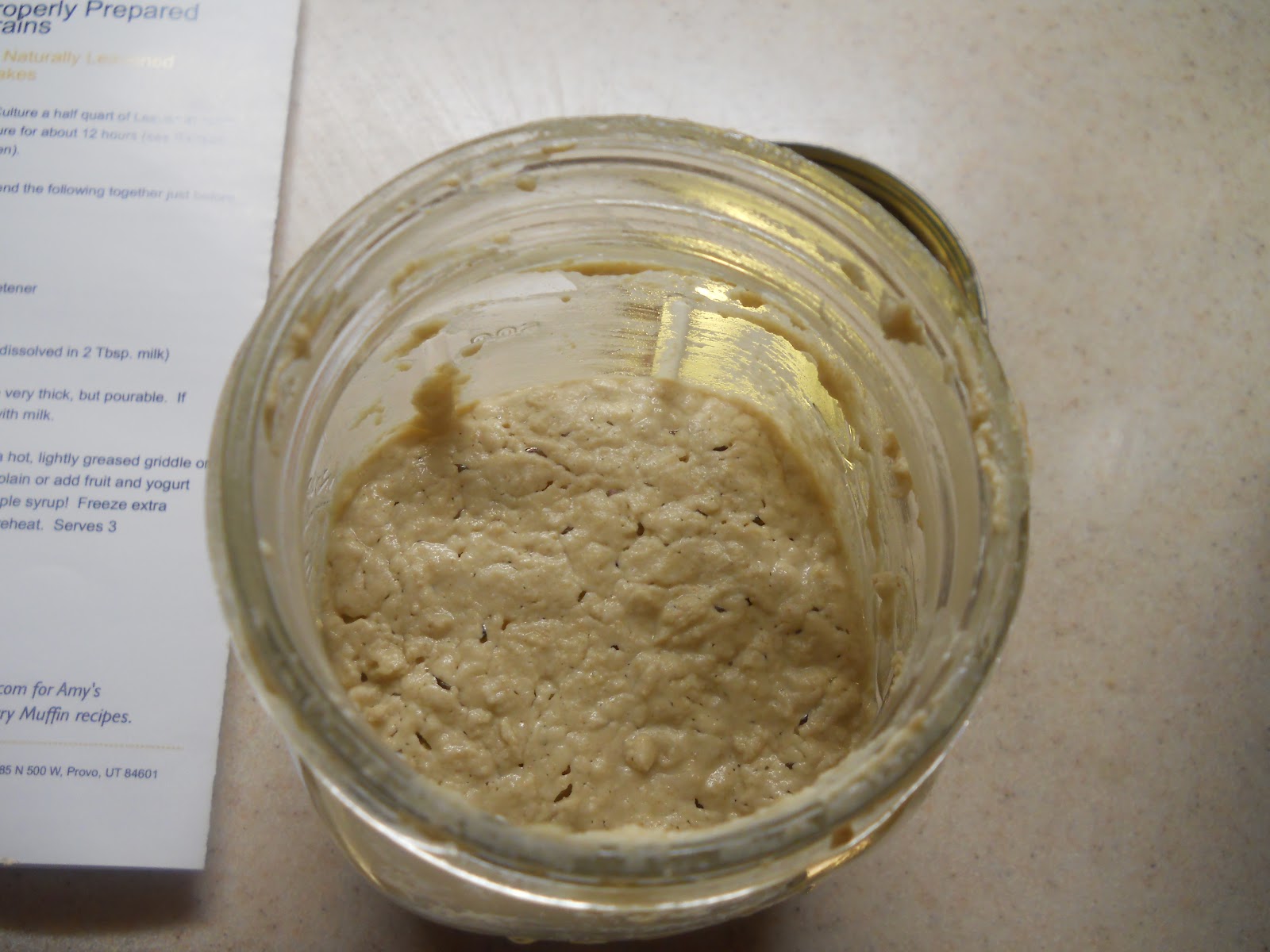 A matter of preparedness Natural Leavening....