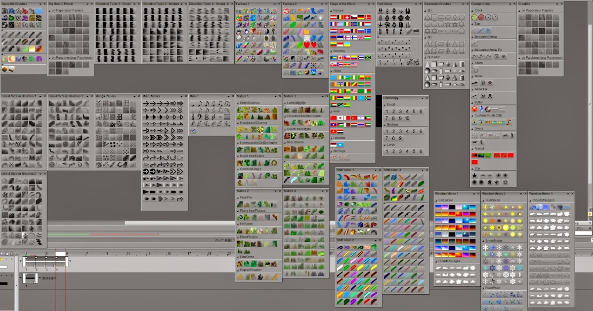 Pdiary TVPaint TVPaint その2 CreationPack Custom Brush