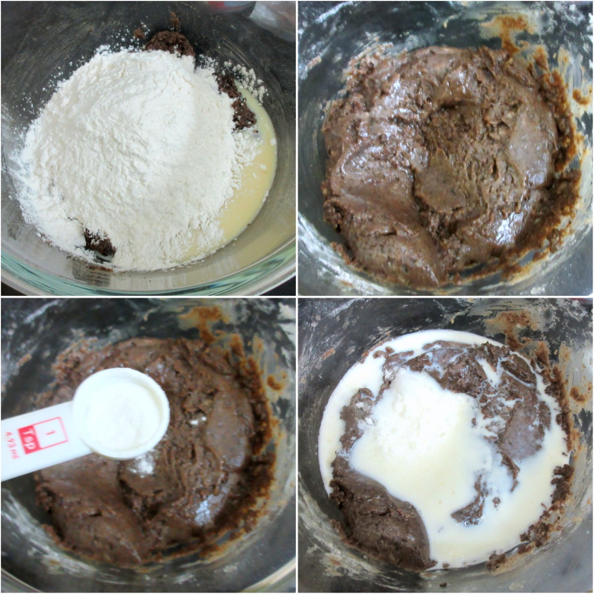 Eggless Oreo Brownies