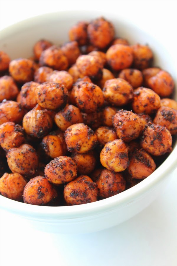 Spicy OvenRoasted Chickpeas Recipe — Dishmaps