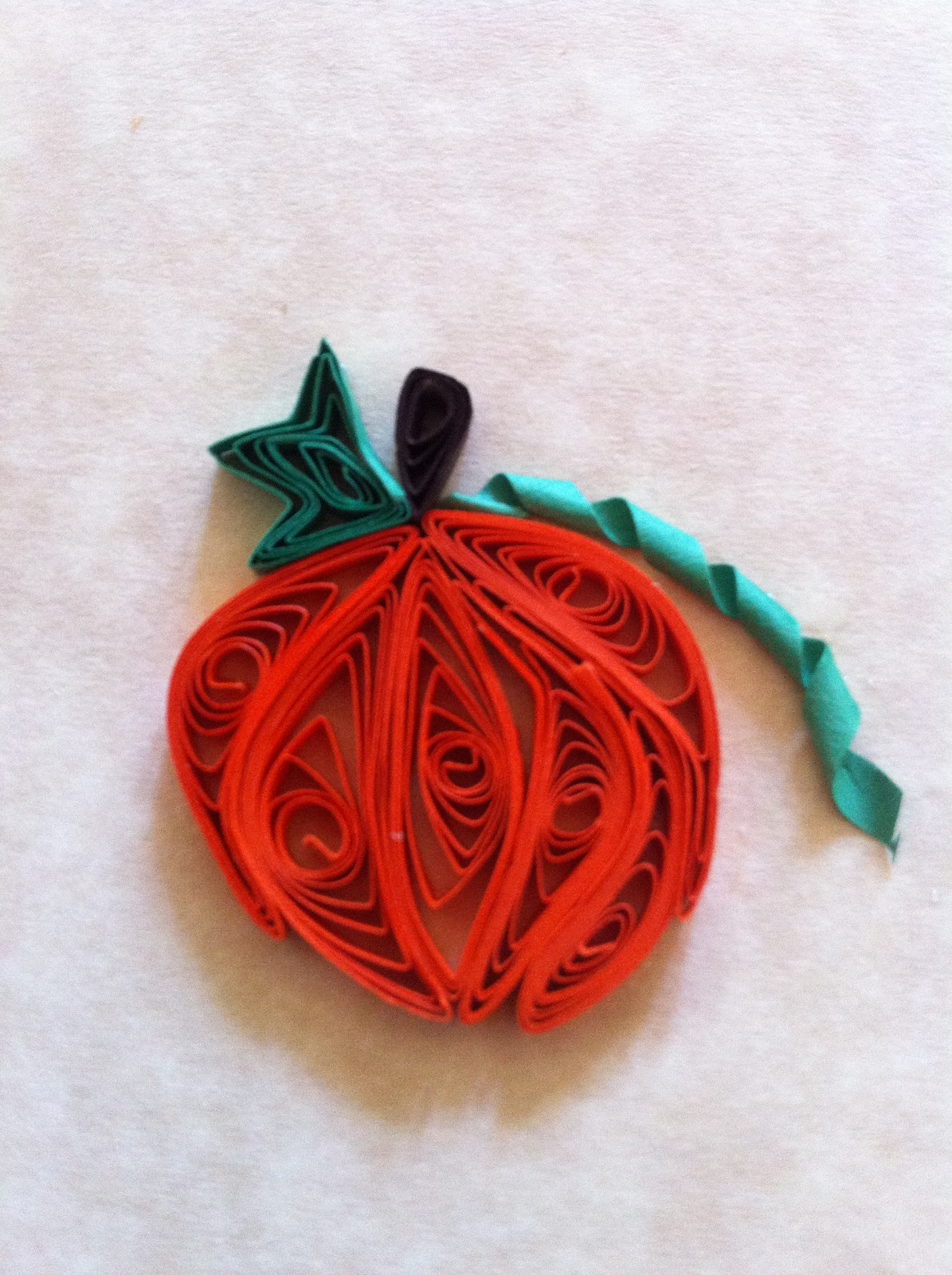 Rachielle's Quilling and Other Creative Pursuits How to Quill a Pumpkin