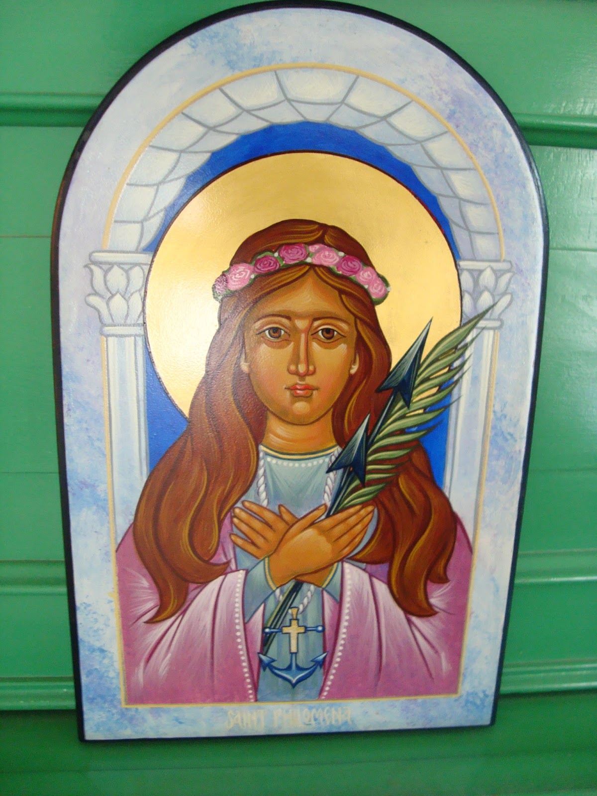 Our Catholic Family Life Our New St. Philomena Icon!