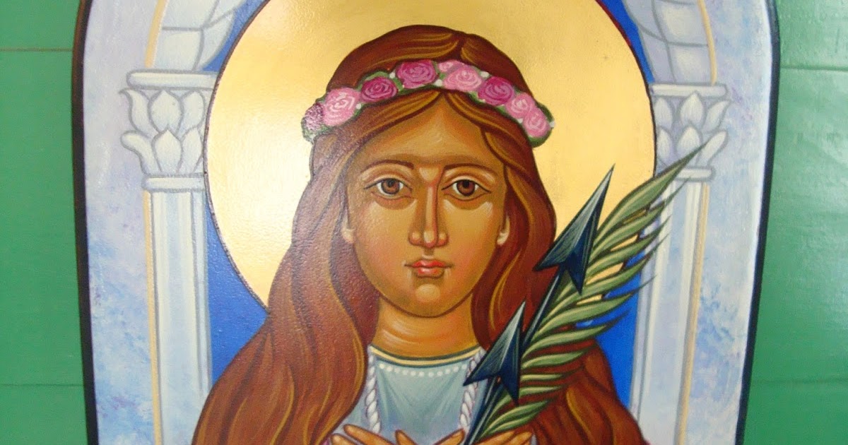 Our Catholic Family Life Our New St. Philomena Icon!