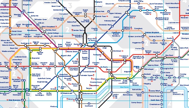 Mapa Do Metro De Londres Uk