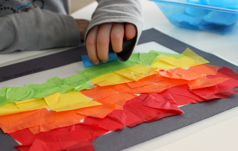 Tissue Paper Projects, Crafts, and Activities for Kids Still Playing