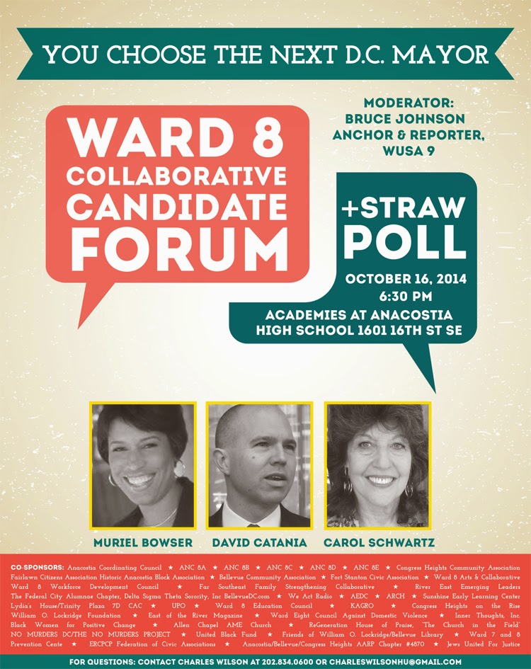 the art of ward 8 mayoral attorney general candidate forum flyers forum