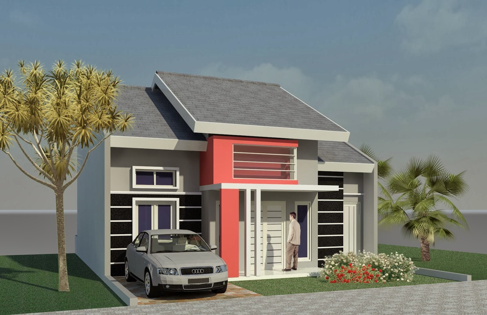 Contoh Gambar Rumah Minimalis Type 21 Terbaru | Info Terbaru