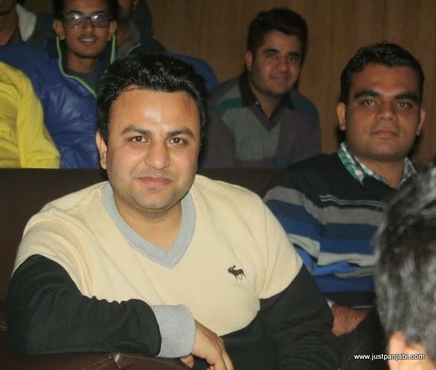 Director Munish Sharma enjoying Just Panjabi sponsored event PCGH