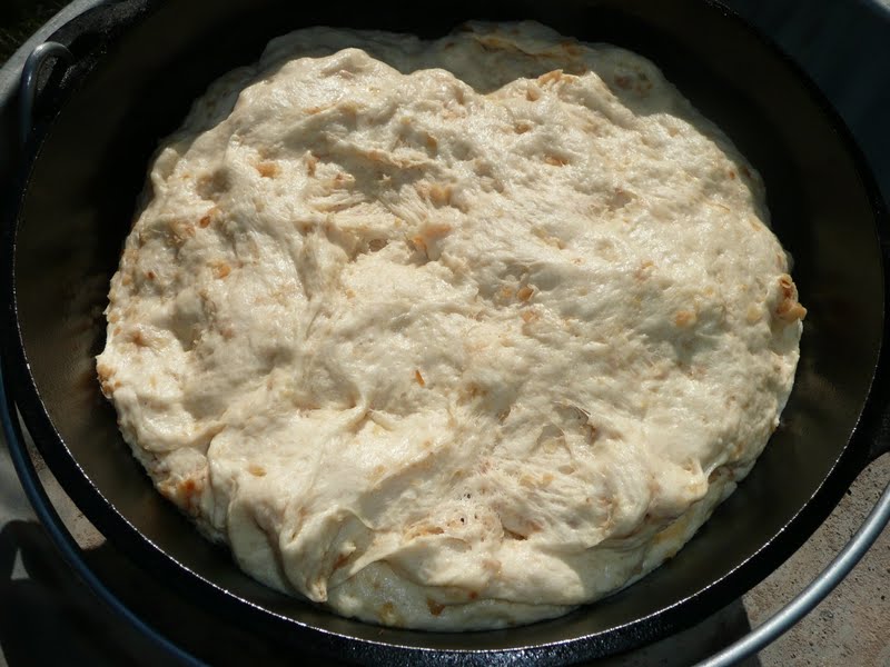 Everyday Dutch Oven Easy Onion Casserole Bread