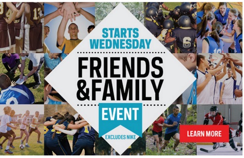 Sportchek Friends & Family Event Promo Code