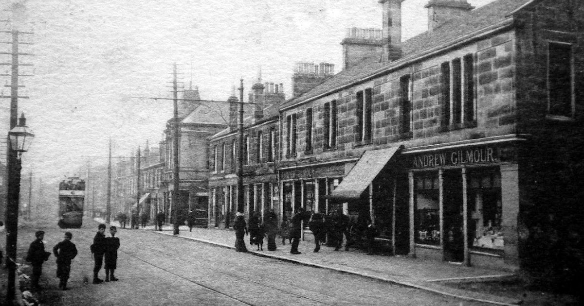 Tour Scotland Photographs Old Photograph Main Street Blantyre Scotland