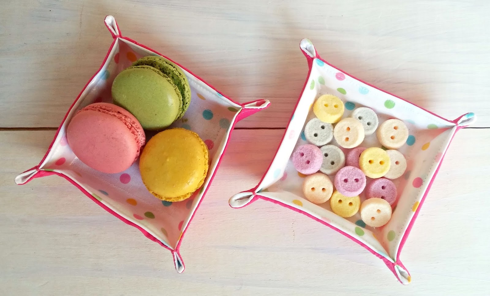 Ella & Nesta's Little Room Laminated Fabric Charm Square Trays