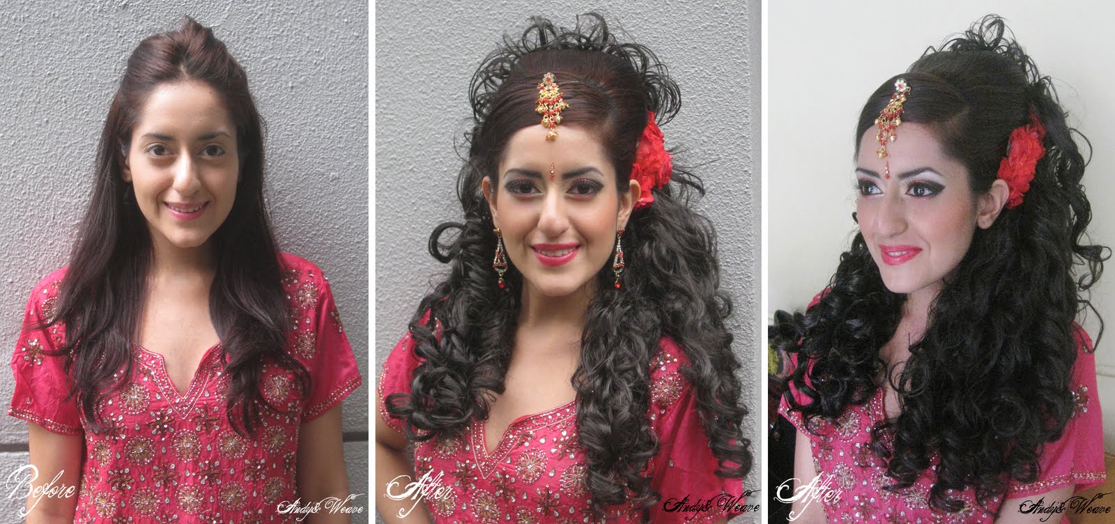 Andy Weave By Andrea Razali Hair Makeovers Indian Bridal