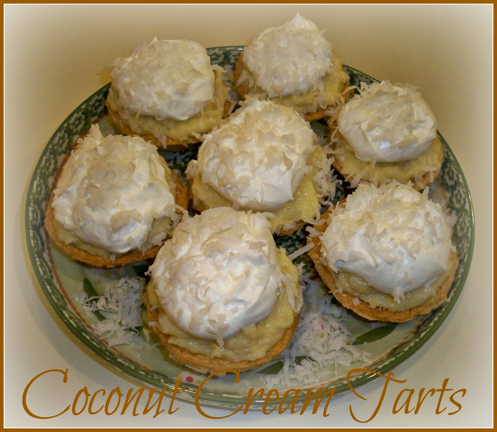 Easy as Pie Coconut Cream Tarts