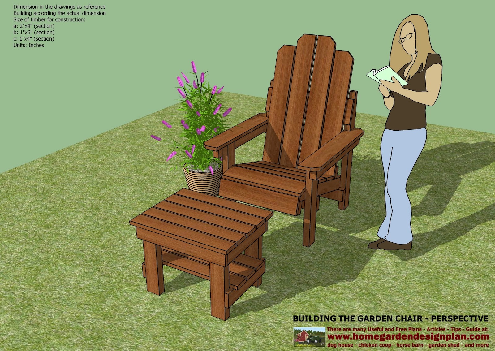 wood lounge chair plans