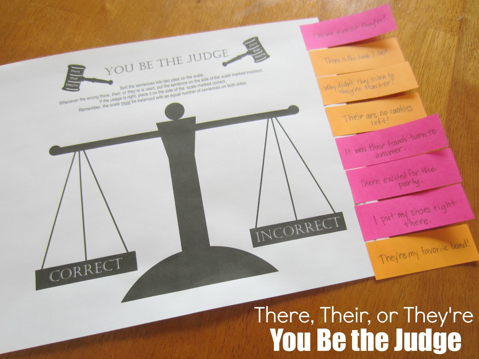 worksheet You Be The Judge Worksheet Answers relentlessly fun deceptively educational there their or theyre you be the judge