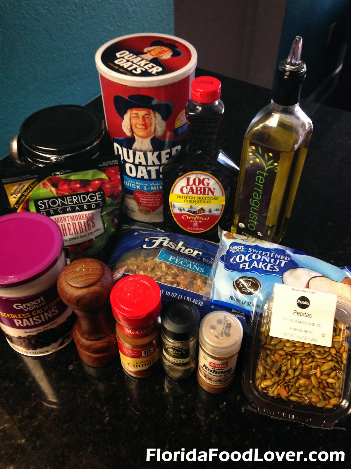 Florida Food Lover Salty Olive Oil Granola