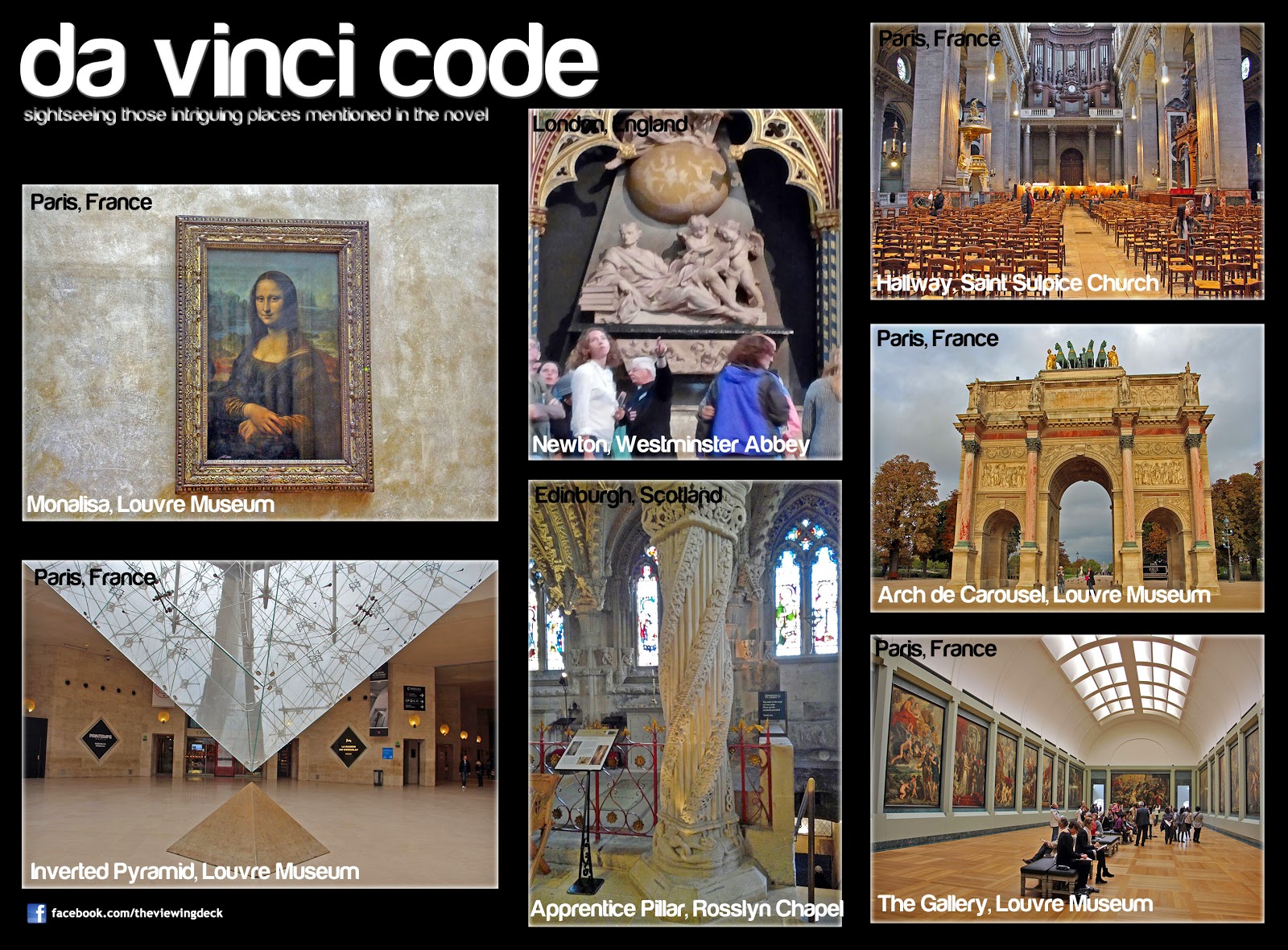 the viewing deck: The Viewing Deck Collections; Dan Brown's "Davinci Code"  Tour