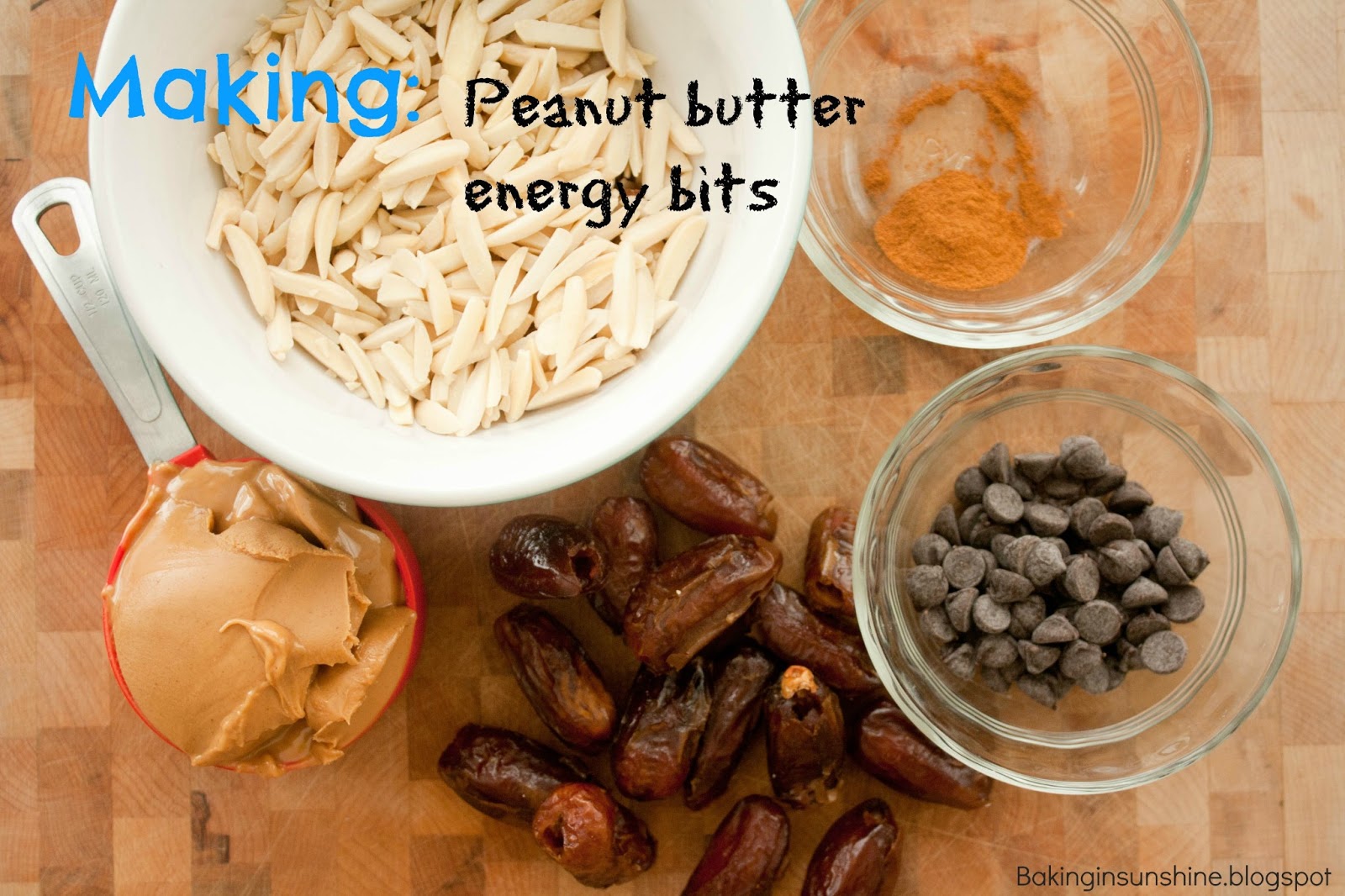 Baking in Sunshine Peanut Butter Energy Bits