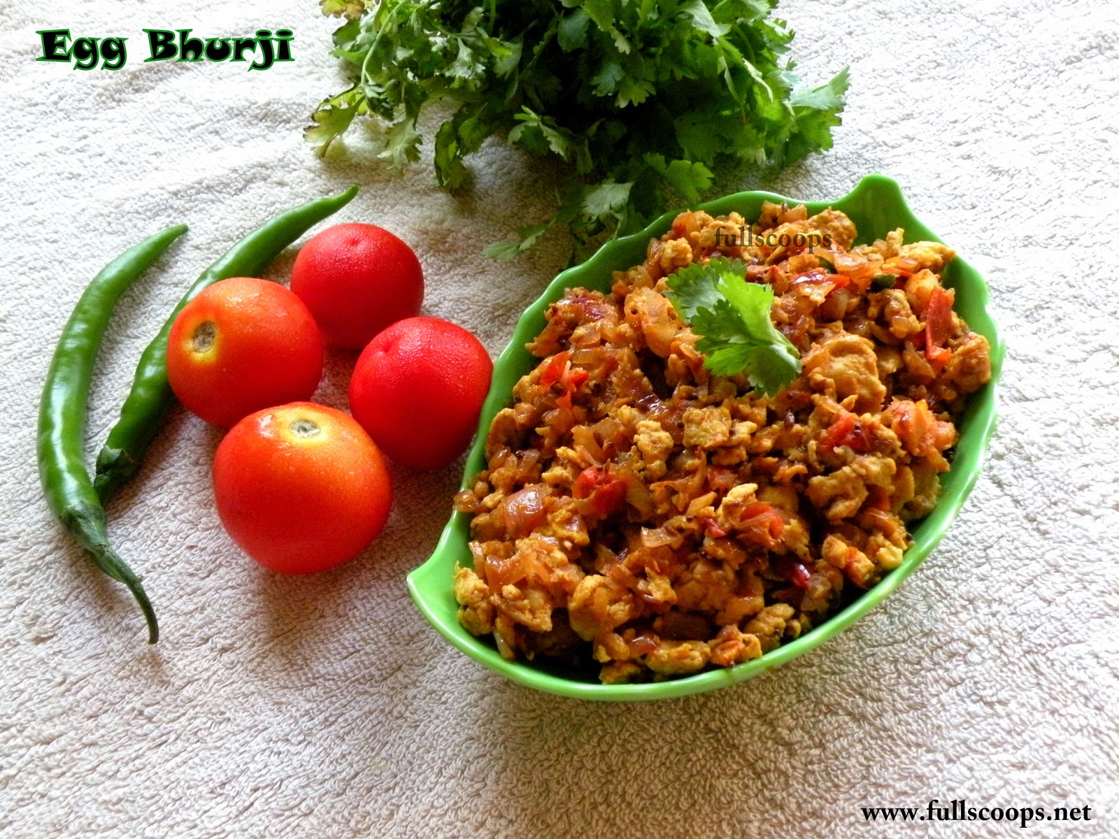 Egg Bhurji Recipe ~ Full Scoops - A food blog with easy,simple & tasty