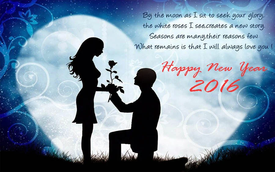 Happy New Year 2016 : Happy New Year 2016 Romantic Wallpapers