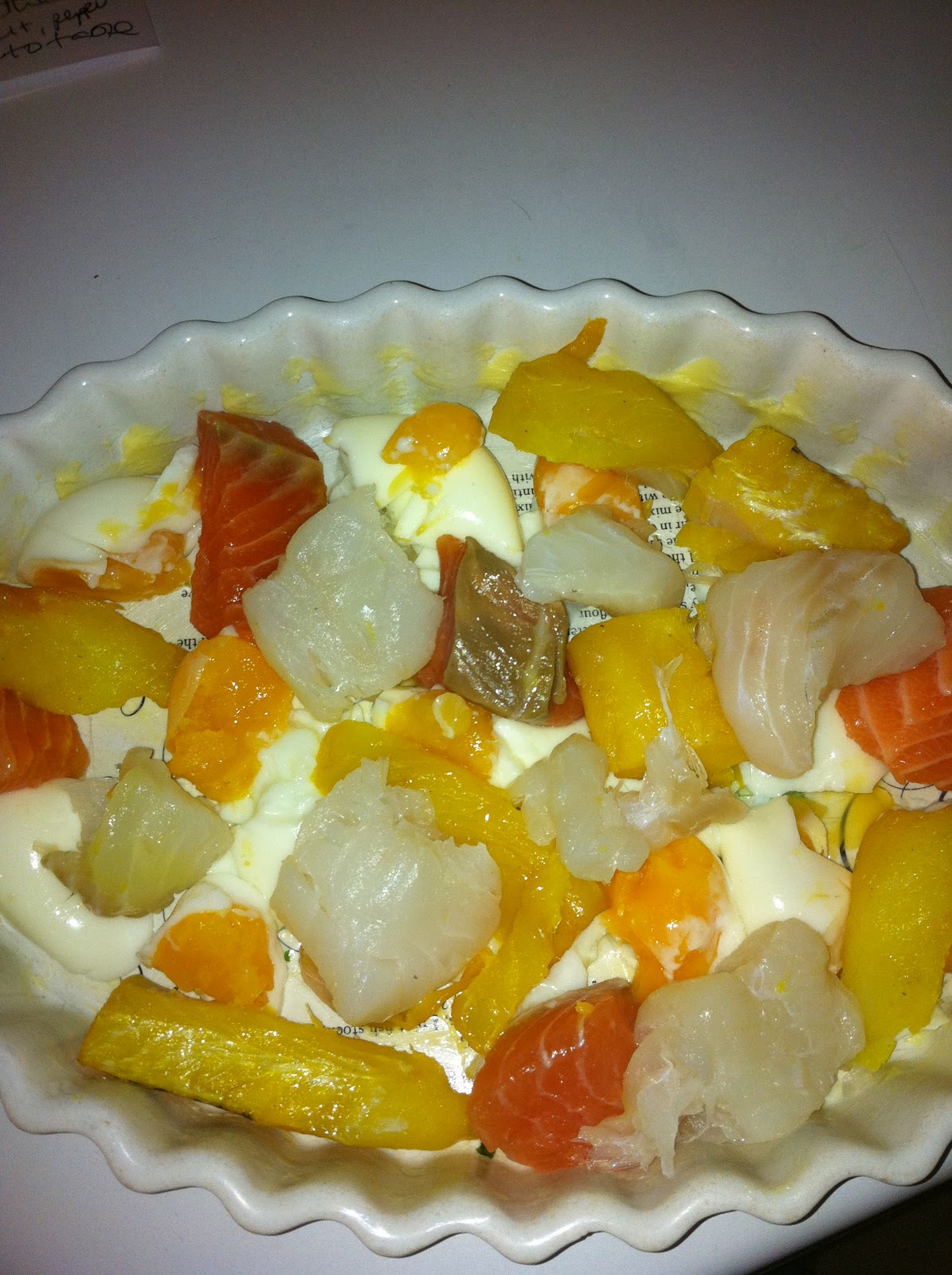 Fish Pie No 2 My Mumma Blue Sky and Bunting