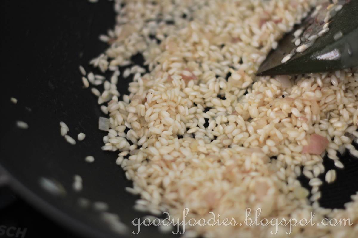 GoodyFoodies Recipe Asparagus and scallop risotto with poached egg