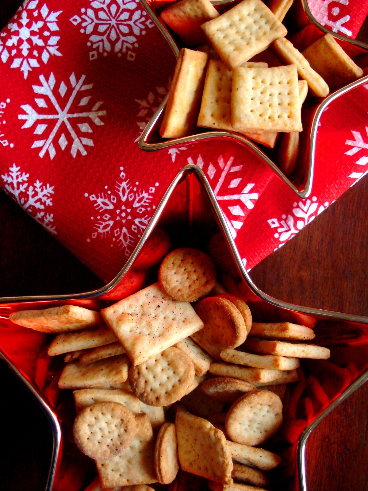 My Big Green Cookbook Parmesan and Cheddar Crackers
