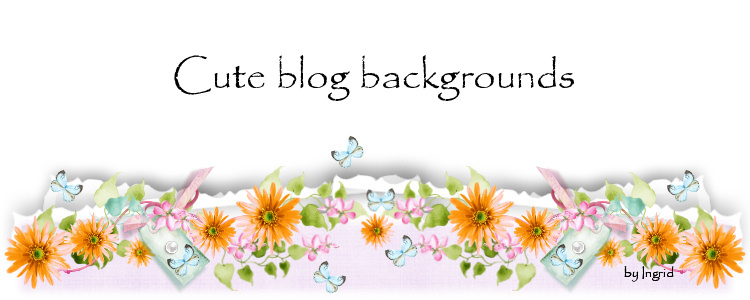 Cute blog backgrounds