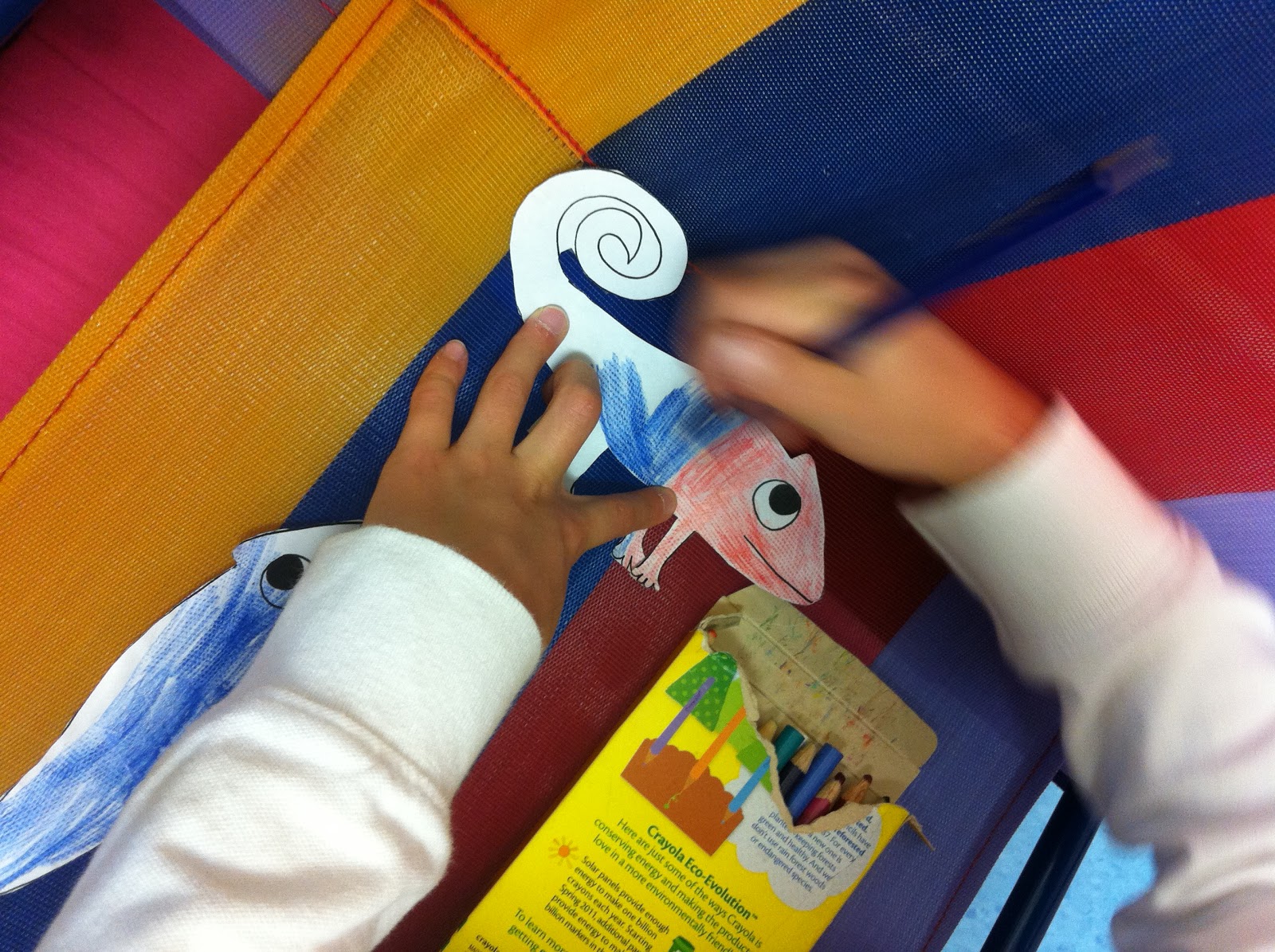 All the Dots: Camouflaged Chameleons