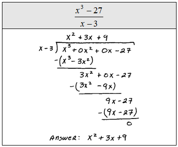 OpenAlgebra.com: Dividing Polynomials