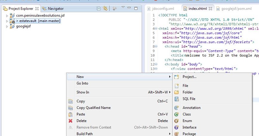 type cvc-elt.1 cannot find the declaration of element 'web-app'