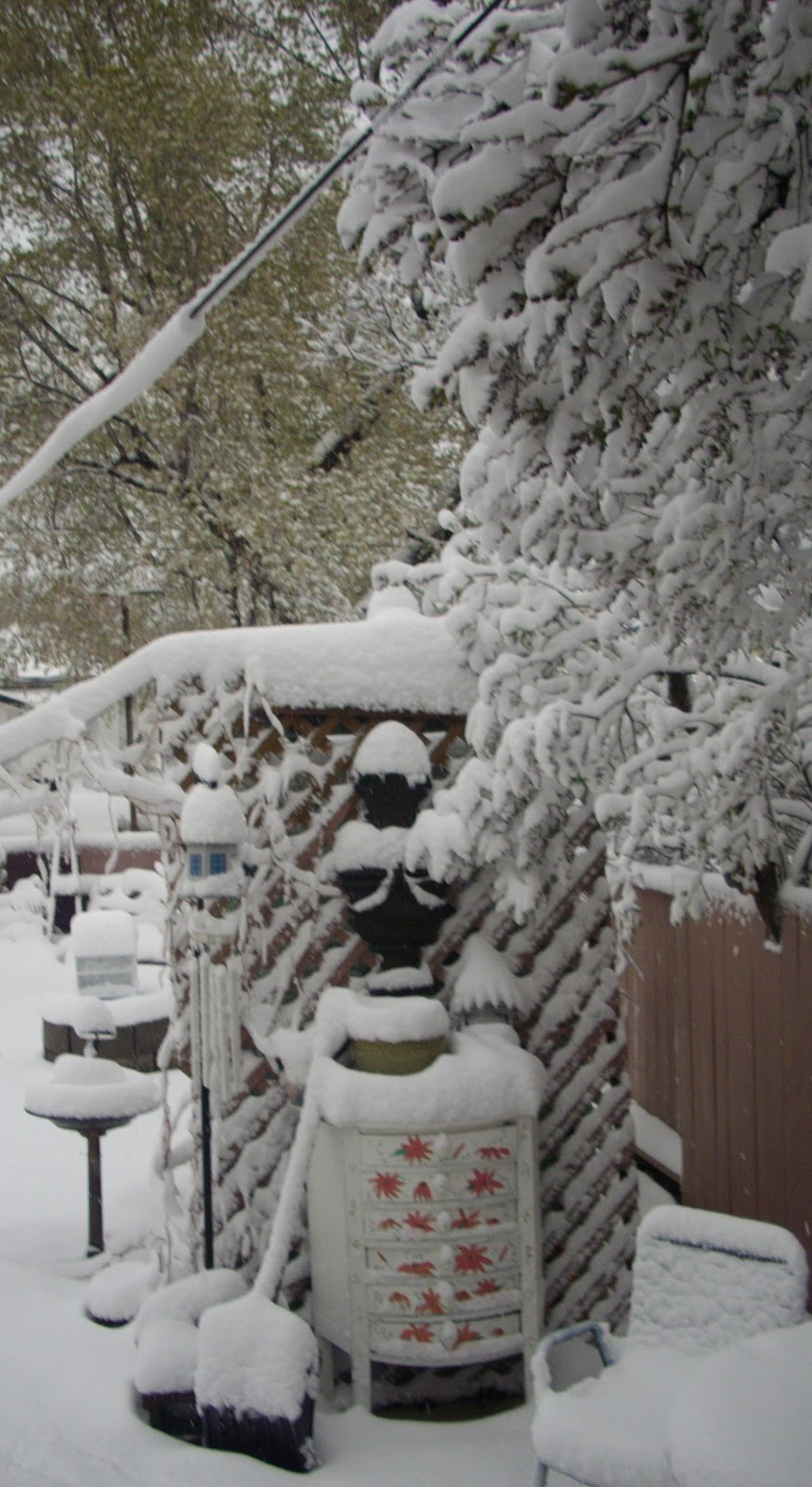 Snow Blocking Door