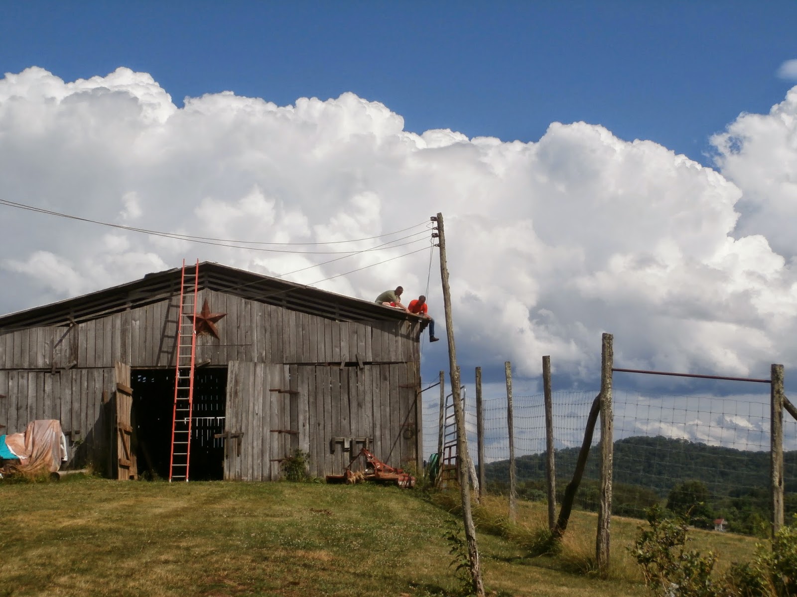 The Little Family Barn Roof Repair