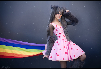Amazing Nyan Cat Cosplay by Anshie – Nyaaaaan!