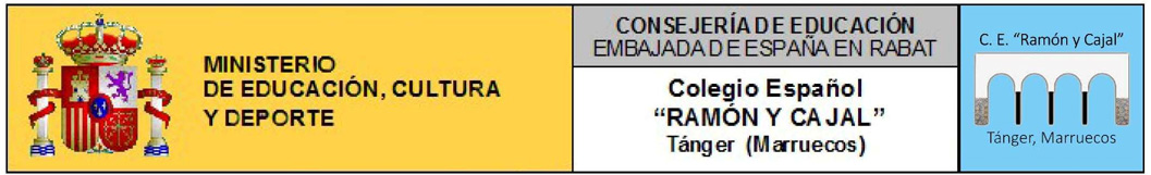 Blog del Colegio Ramón y Cajal de Tánger