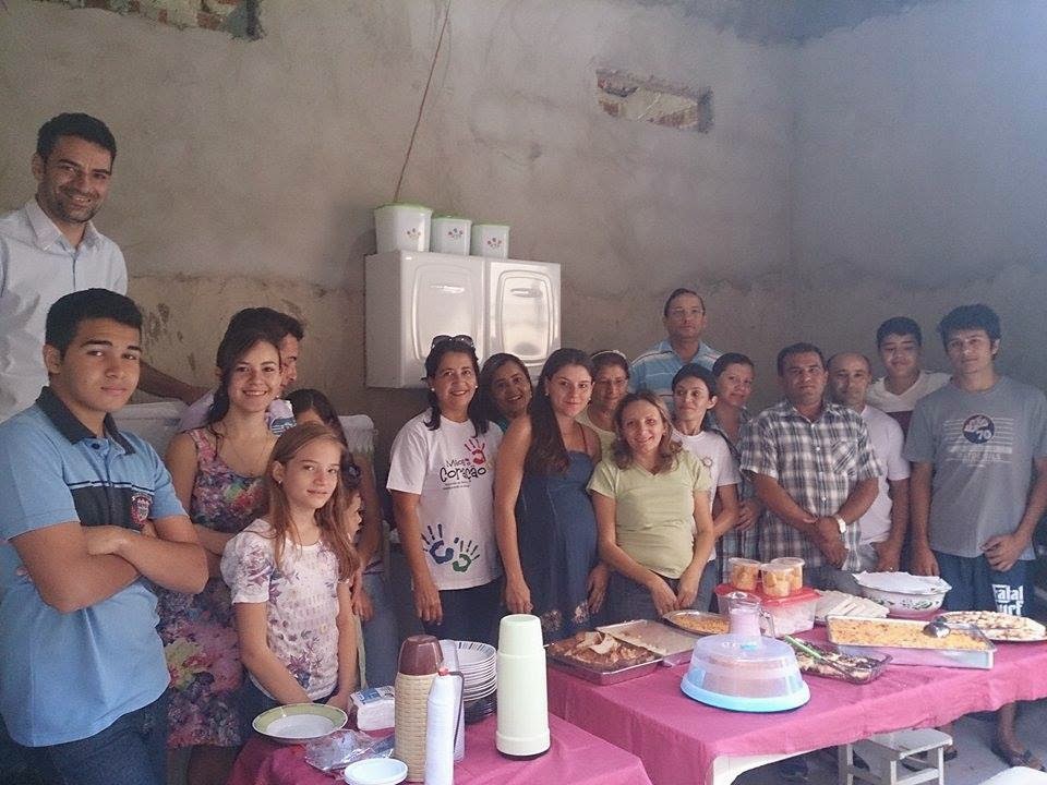 Café com os irmãos.