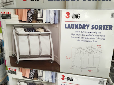 Seville Classic 3 Bag Laundry Sorter makes separating clothes easier