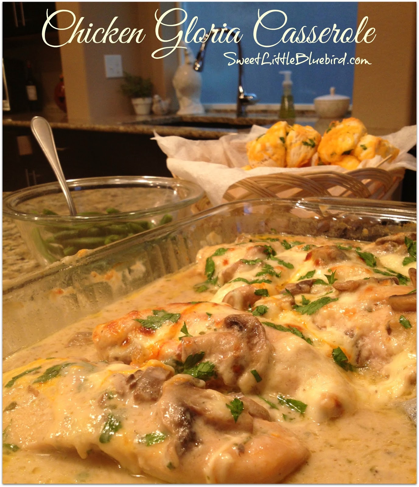 Chicken Gloria Casserole Tried and True Recipe Sweet Little Bluebird