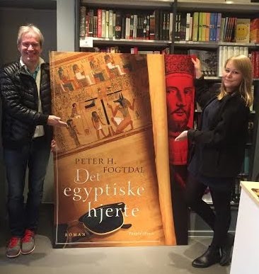 Presenting my thirteenth novel, Det egyptiske hjerte at Arnold Busck, November 2015