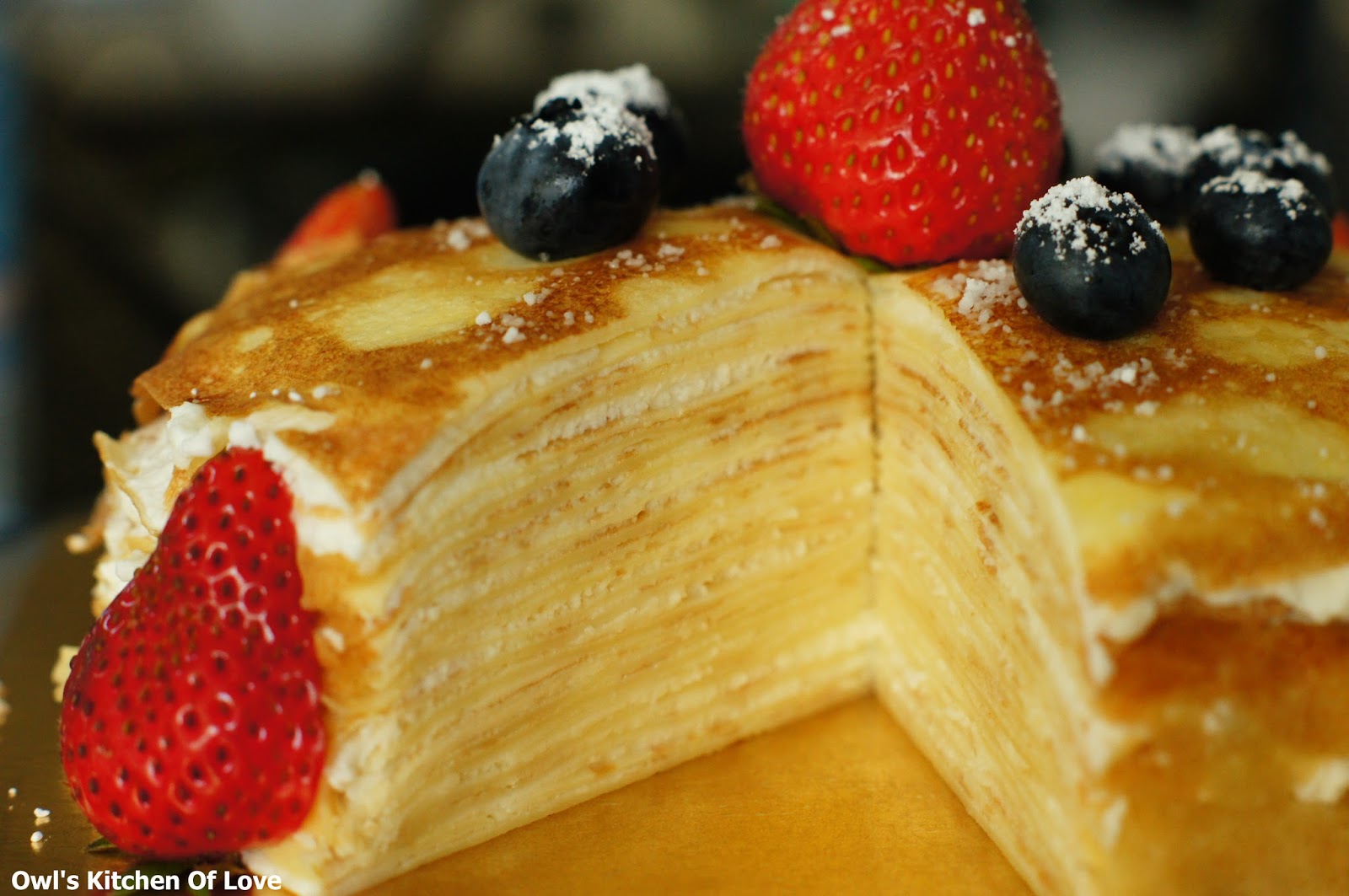 ஜ۩۞۩ஜ Vanessa の 温馨厨房 ஜ۩۞۩ஜ French Mille Crepe Cake 法式千层蛋糕